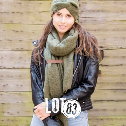Lot83 Sjaal - Kaki groen